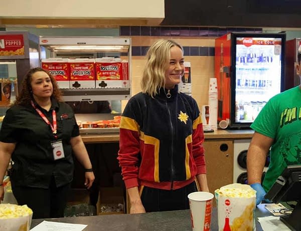 Brie Larson Surprises Fans at 'Captain Marvel' Showing, $455 Million Global Opening