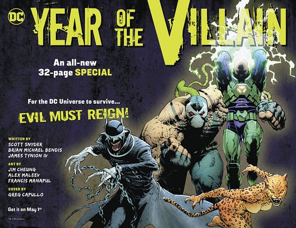 DC Teases Year Of The Villain in Today's Comics
