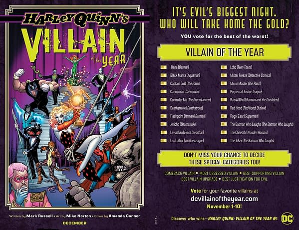 Nominations Revealed to Vote For DC Villain Of The YEar