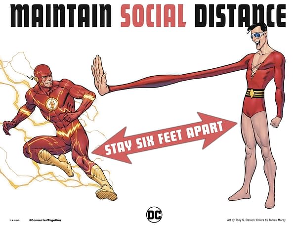 Plastic Man Can't Make Social Distancing Work Either.
