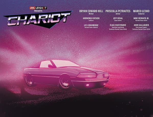 Chariot: AWA Studios Previews Variant Covers for New Series