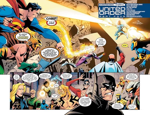 Interior preview page from JUSTICE LEAGUE #67 CVR A DAVID MARQUEZ