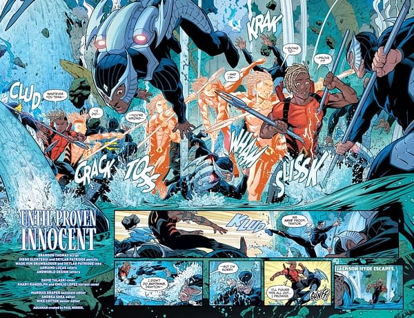 Interior preview page from AQUAMAN THE BECOMING #2 (OF 6) CVR A DAVID TALASKI