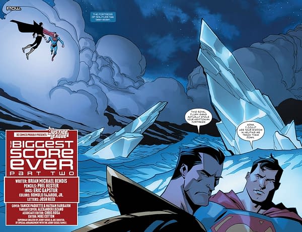 Interior preview page from Justice League #70