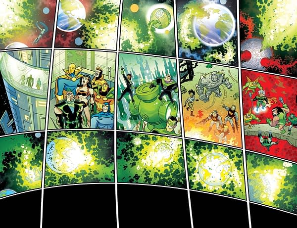 Interior preview page from Justice League Infinity #7