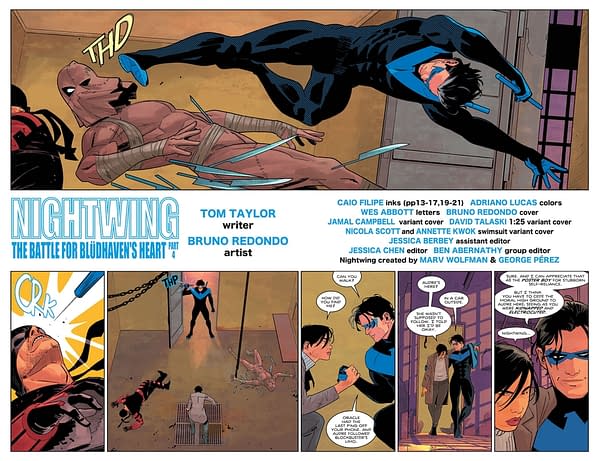 Interior preview page from Nightwing #95