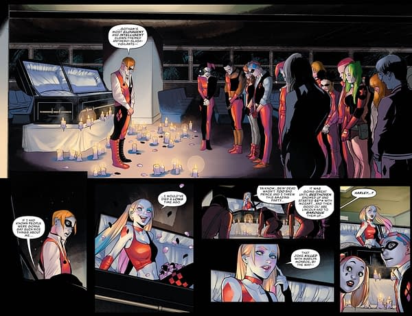 Interior preview page from Harley Quinn #23