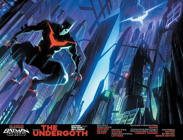 Interior preview page from Batman Beyond: Neo-Gothic #1