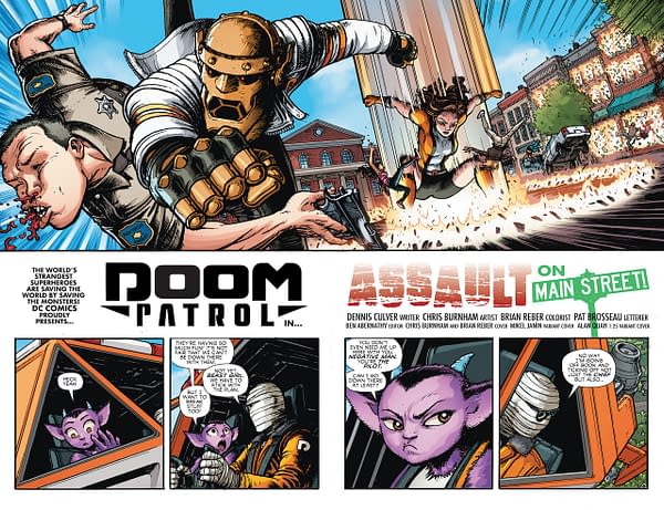 Interior preview page from Unstoppable Doom Patrol #5