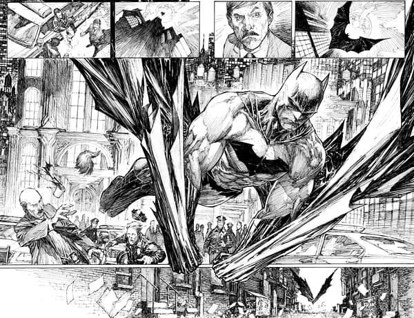Interior preview page from 1023DC829 Batman and The Joker: The Deadly Duo Unplugged #1 Cover, by (W/A/CA) Marc Silvestri, in stores Tuesday, December 12, 2023 from DC Comics