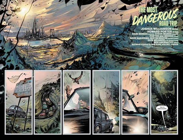 Interior preview page from Batman and Robin 2023 Annual #1