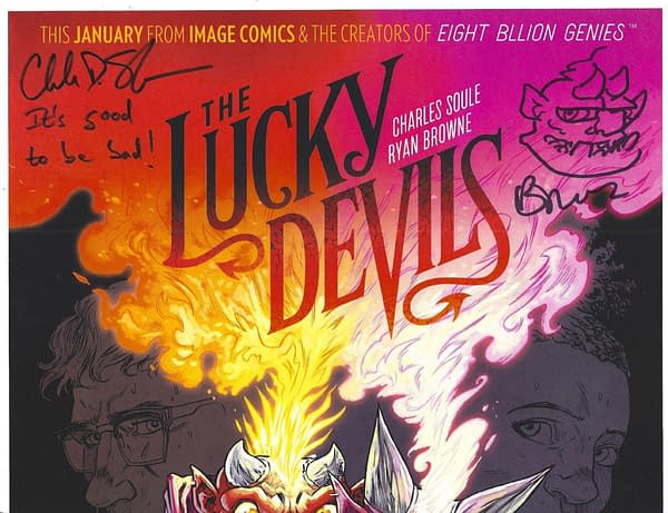 Charles Soule & Ryan Browne Follow 8 Billion Genies, With Lucky Devils