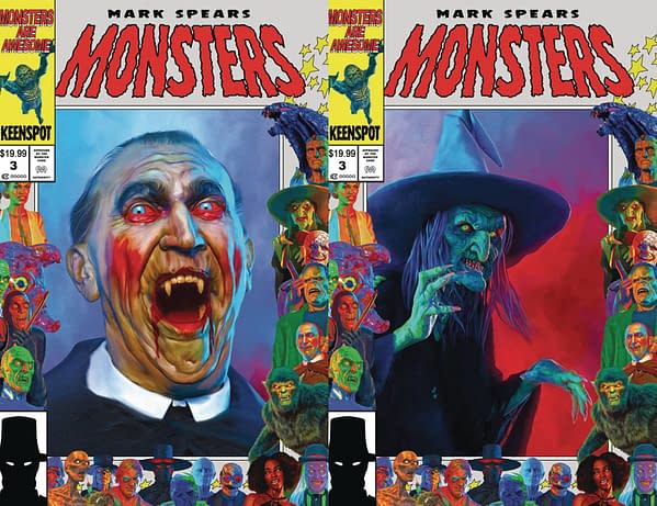 Cover image for MARK SPEARS MONSTERS #3 CVR F HOLOFOIL FLIP