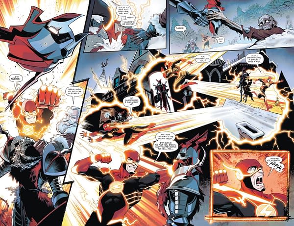 Interior preview page from Batman/Santa Claus: Silent Knight Returns #3
