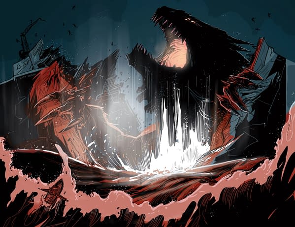 Interior preview page from BEHEMOTH #1 FRANK CVETKOVIC COVER