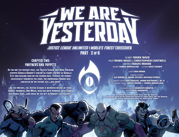 Interior preview page from Justice League Unlimited #6