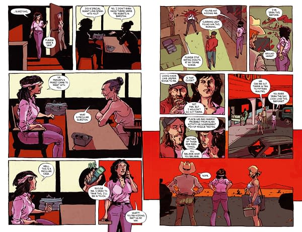 Interior preview page from BARSTOW #4 JUSTIN BIRCH COVER
