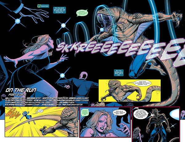 Interior preview page from Birds Of Prey #21