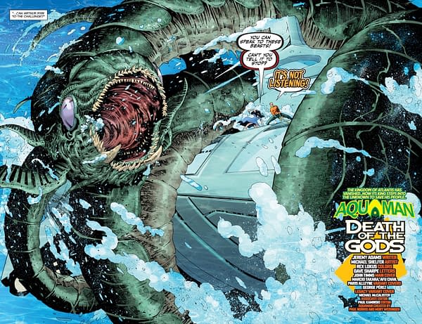 Interior preview page from Aquaman #6