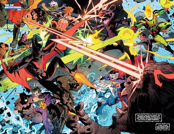 Interior preview page from Justice League Unlimited #8