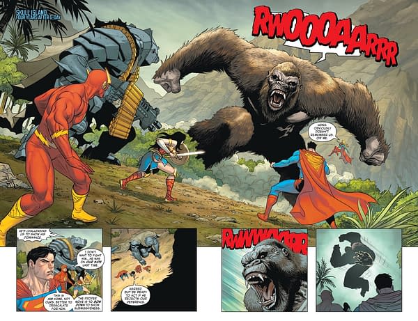 Interior preview page from Justice League vs. Godzilla vs. Kong 2 #2