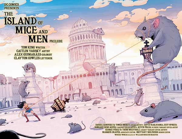 Interior preview page from Wonder Woman #22