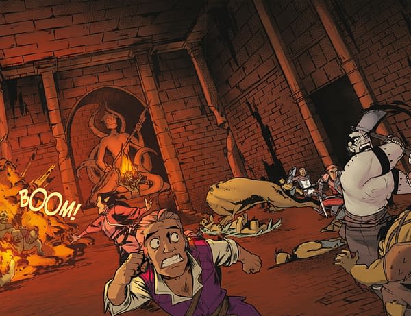 Interior preview page from CRITICAL ROLE: VOX MACHINA ORIGINS I #2 CHRIS NORTHROP COVER