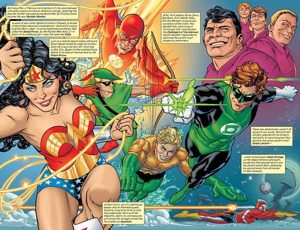 Interior preview page from New History of the DC Universe #2
