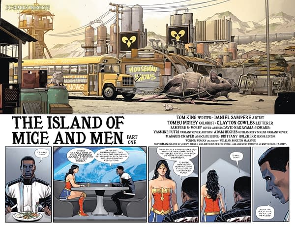 Interior preview page from Wonder Woman #23