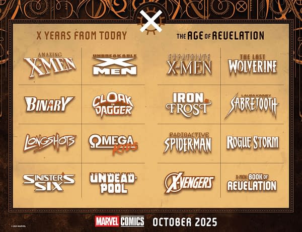 Marvel Comics To Be Renamed For X-Men: Age Of Revelation