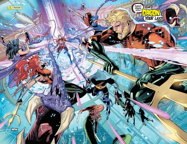 Interior preview page from Aquaman #8