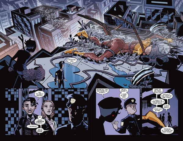 Interior preview page from POWERS 25 #1 JOSHUA REED COVER