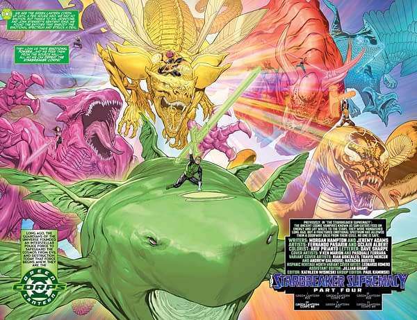 Interior preview page from Green Lantern Corps #8