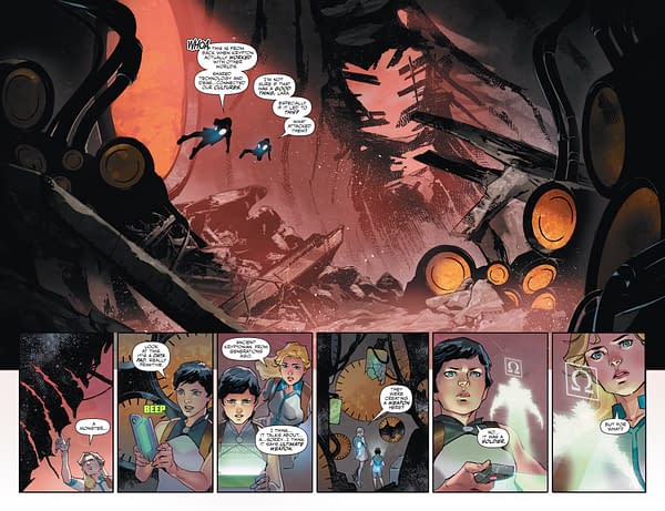 Interior preview page from Justice League: The Omega Act Special #1