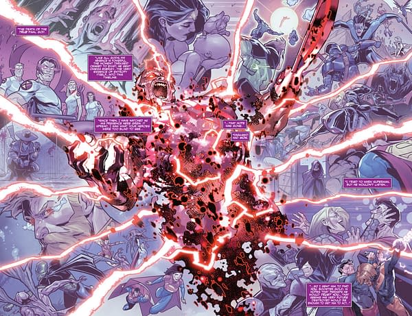 Interior preview page from Justice League: The Omega Act Special #1