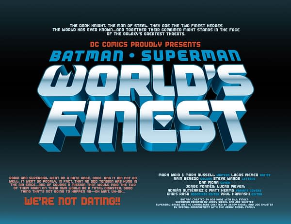 Interior preview page from Batman/Superman: World's Finest #44