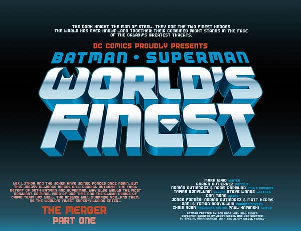 Interior preview page from Batman/Superman World's Finest #45