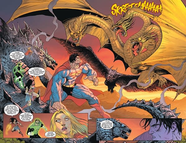 Interior preview page from Justice League vs Godzilla vs Kong 2 #5