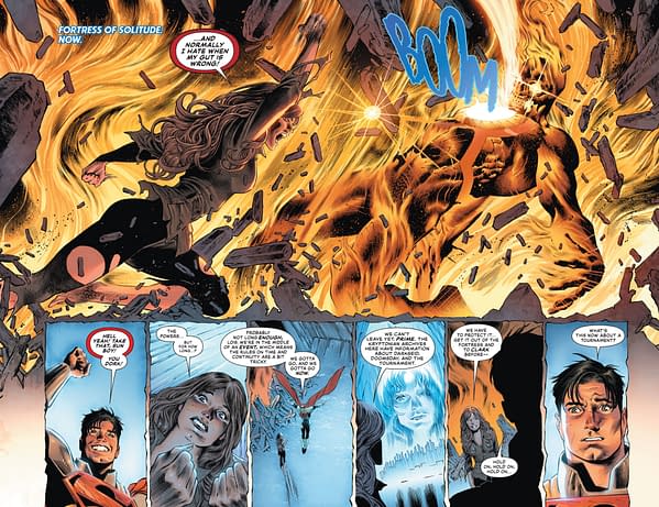 Interior preview page from Superman #32