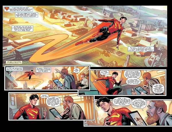 Interior preview page from Superman Unlimited #7