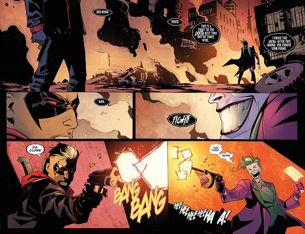 Interior preview page from DC KO: Red Hood vs. Joker #1