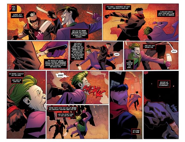 Interior preview page from DC KO: Red Hood vs. Joker #1