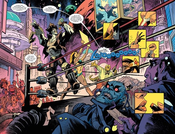 Interior preview page from DC KO: Wonder Woman vs Lobo #1