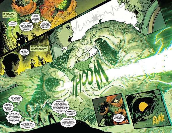 Interior preview page from GODZILLA #5 NIKOLA CIZMESIJA COVER