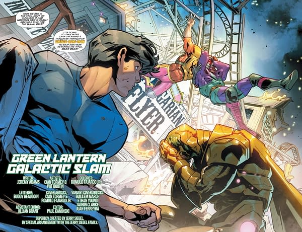 Interior preview page from DC KO: Green Lantern Galactic Slam #1