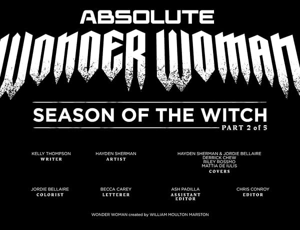 Interior preview page from Absolute Wonder Woman #17