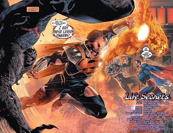 Interior preview page from Superman #35