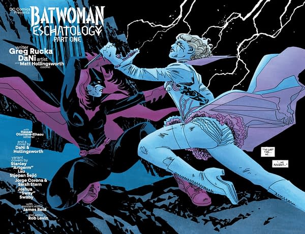 Interior preview page from Batwoman #1