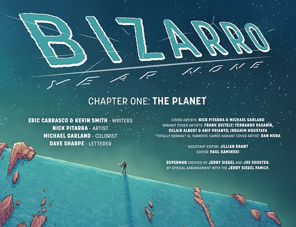 Interior preview page from Bizarro Year None #1