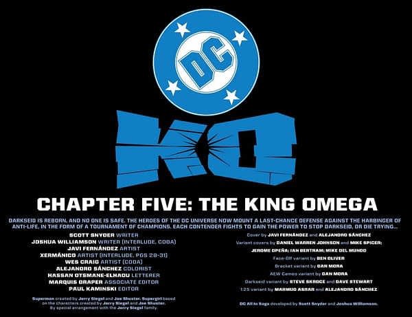 Interior preview page from DC KO #5